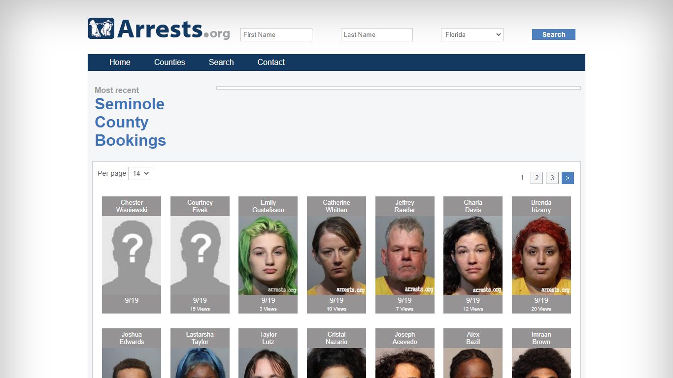 Seminole County Arrests and Inmate Search