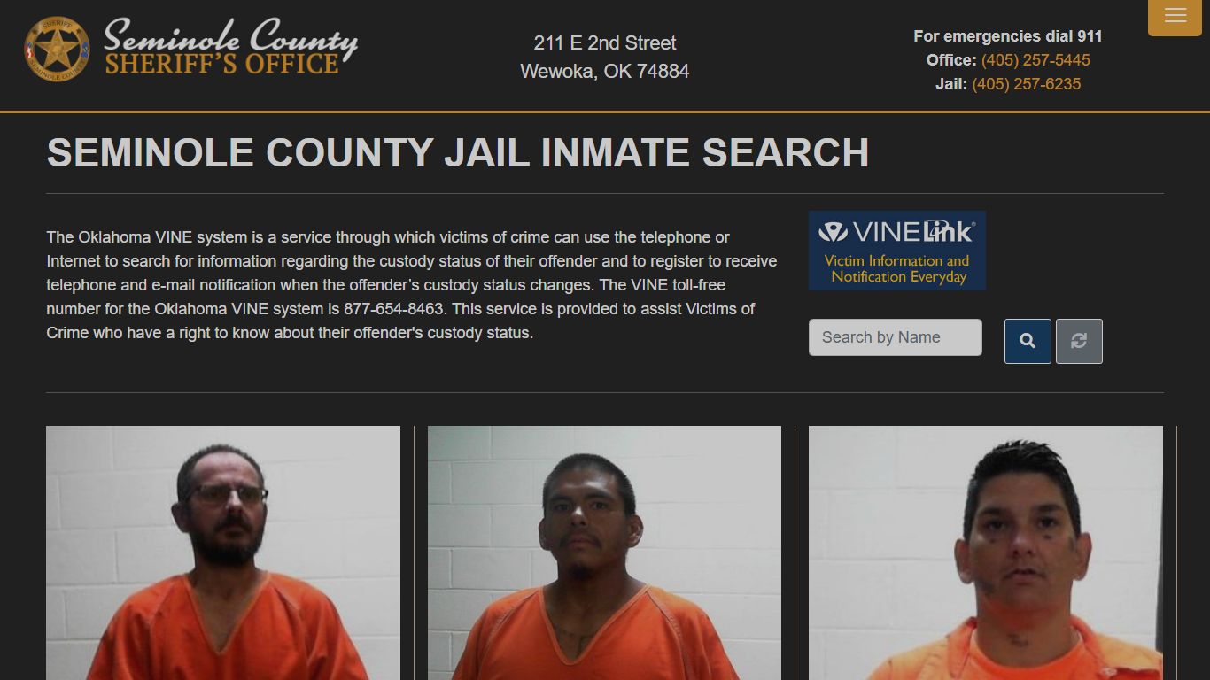 Inmate Search - Seminole County Sheriff's Office